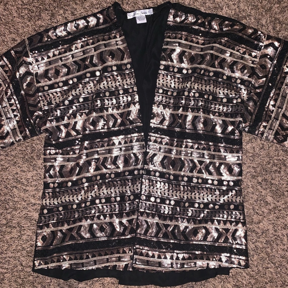 Sequin kimono